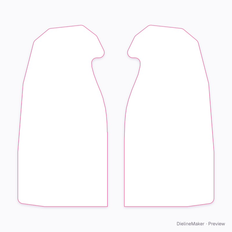 White trigger spray bottle 500 ml artwork area