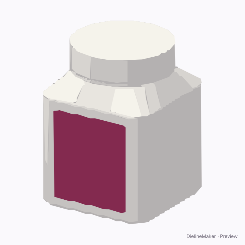 Square plastic jar 10 oz
