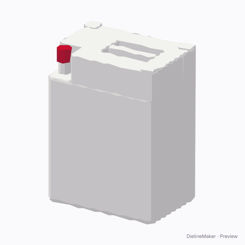 Stackable jerrycan