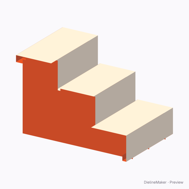 Stair-step riser insert