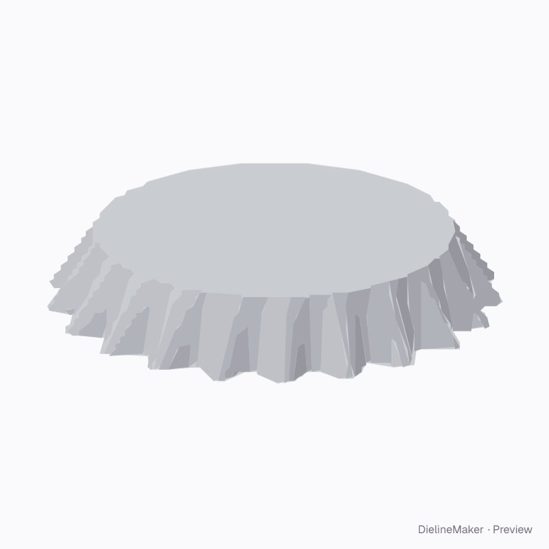 Crown beer cap 26 mm
