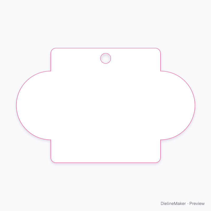 Flat dieline preview