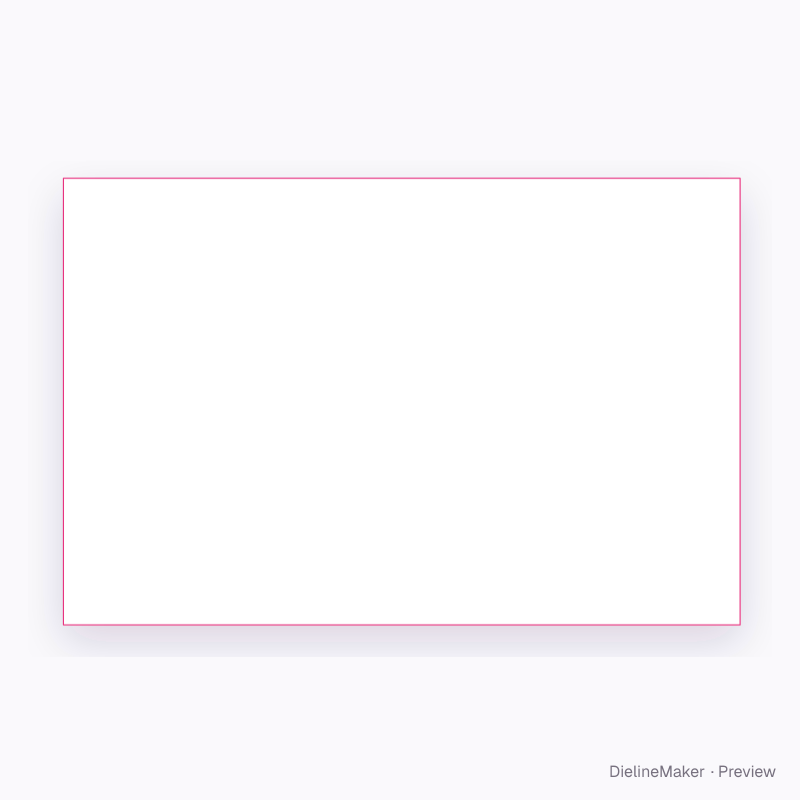 Flat dieline preview