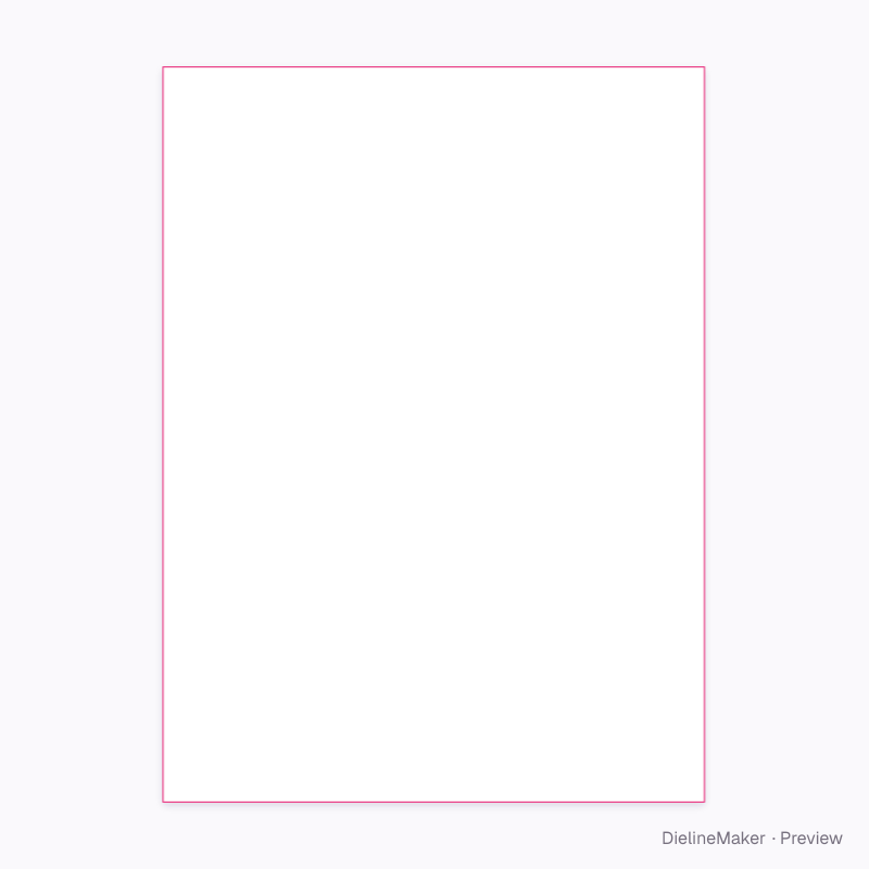 Flat dieline preview