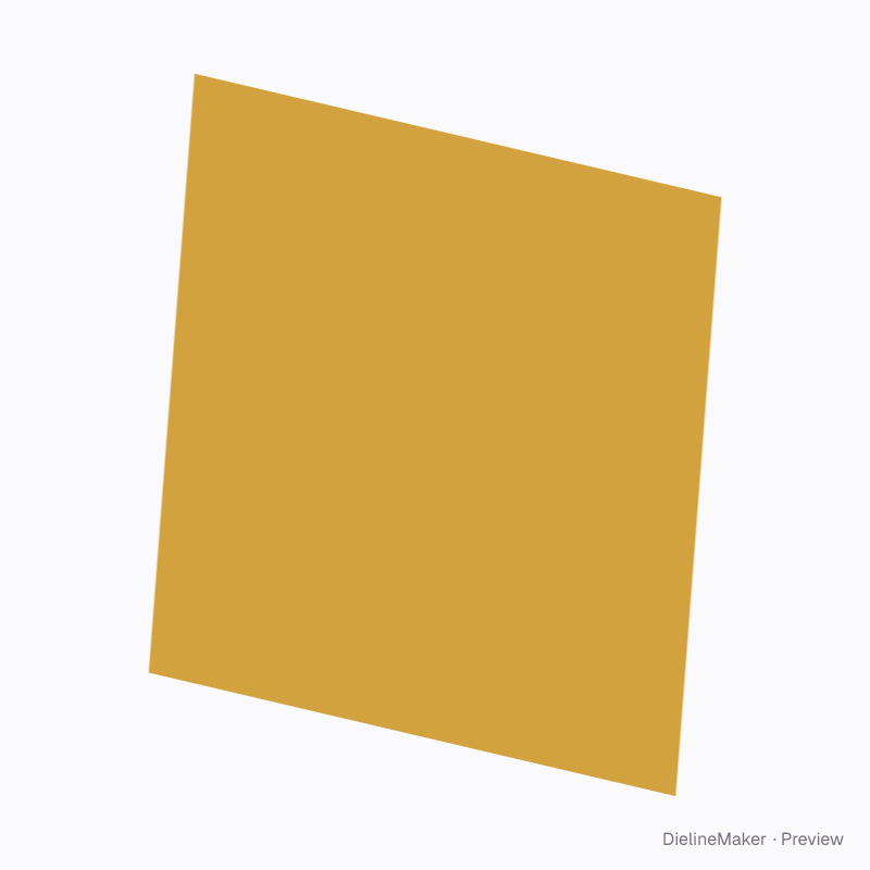 100 mm square product label