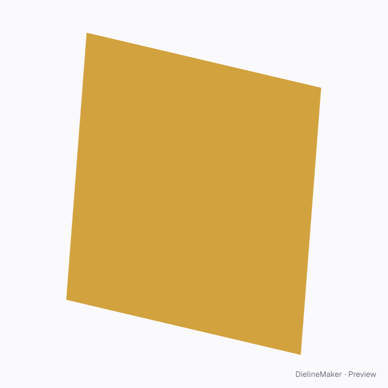 60 mm square product label