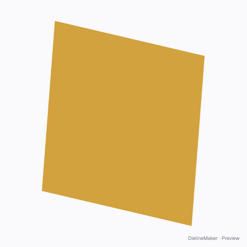 80 mm square product label