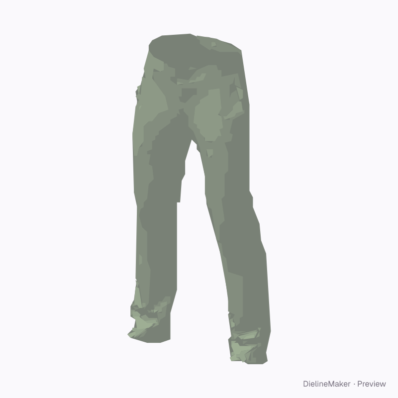 Straight-leg trousers · studio artwork