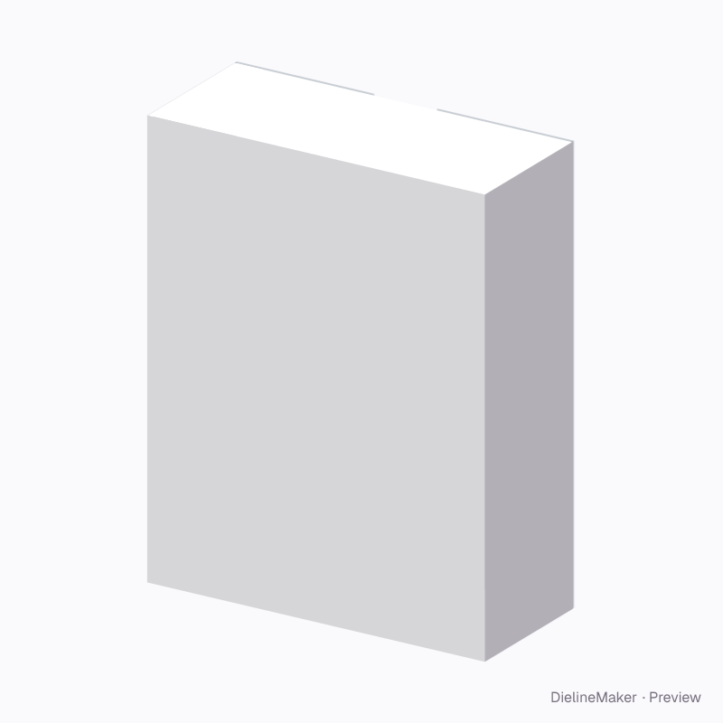 Sewing kit carton — Straight tuck end