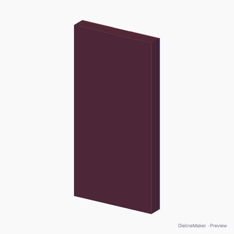 Chocolate bar box