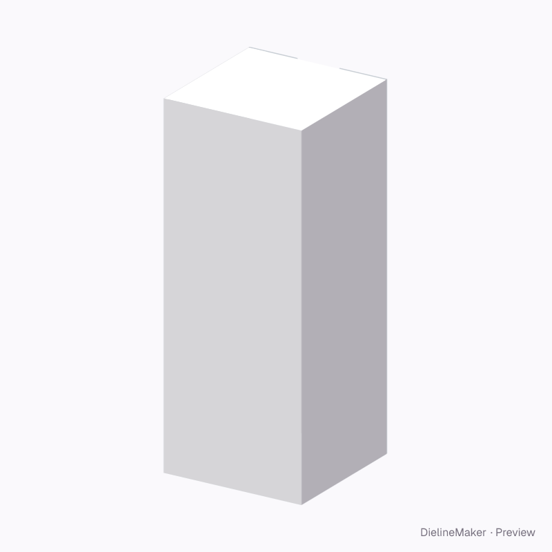 Syrup bottle carton