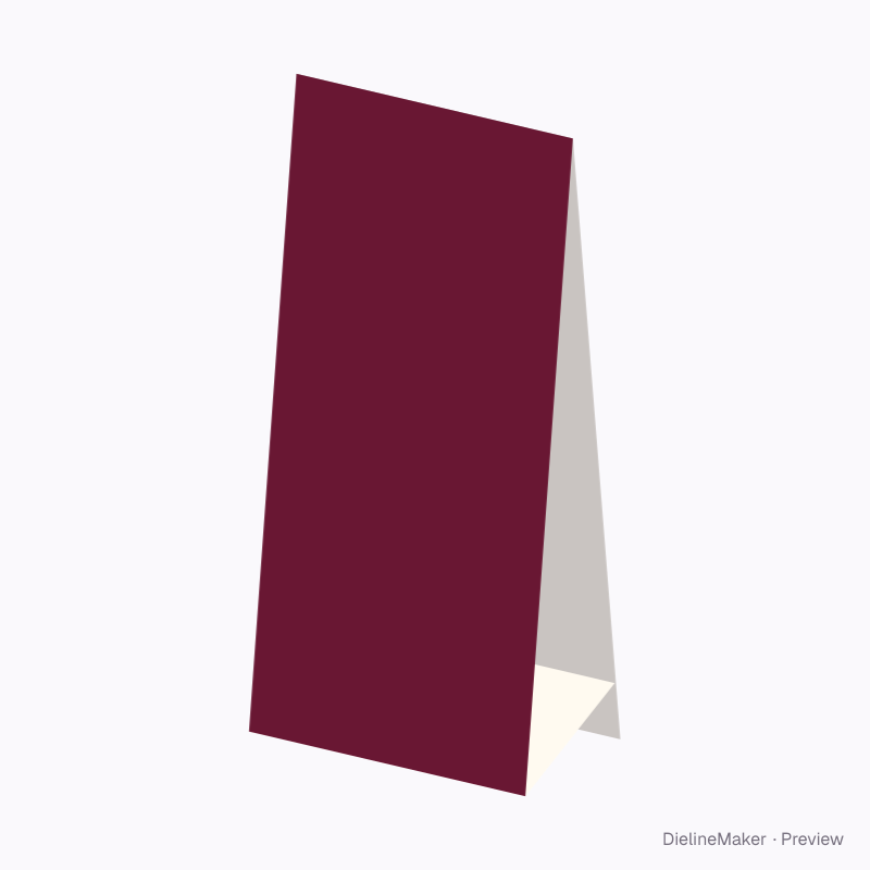 Wine list tent