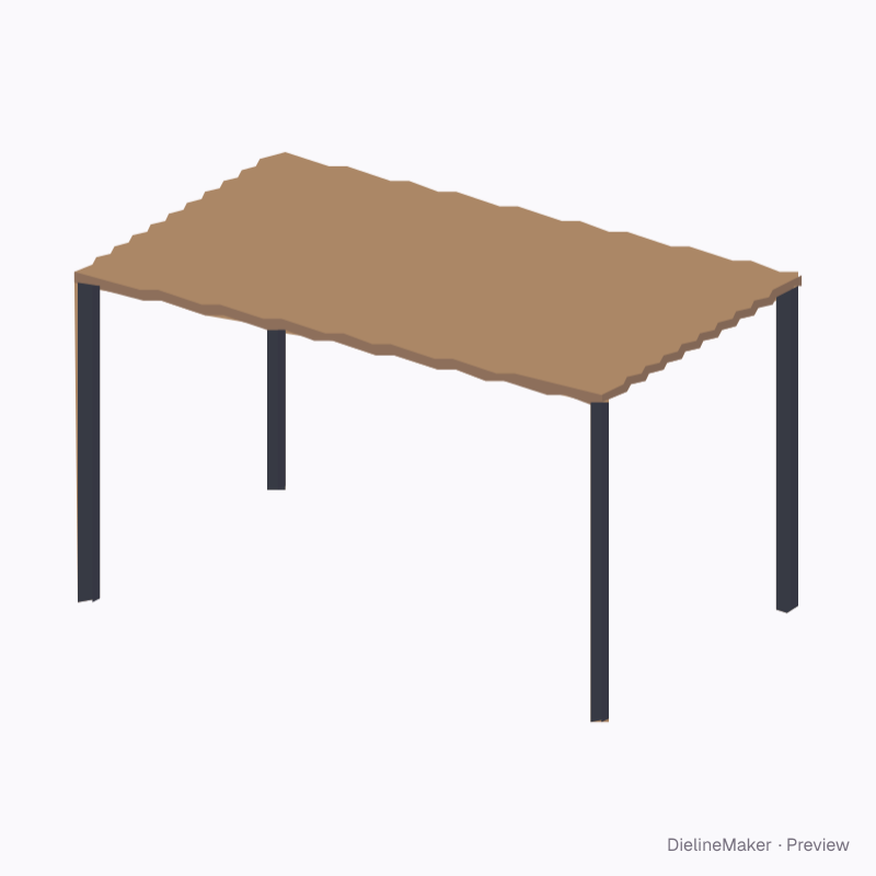 Printed tablecloth
