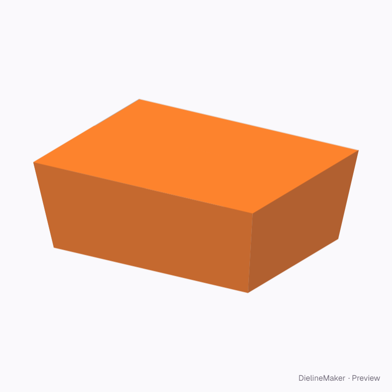 Garden salad takeaway box — Paper take-out box