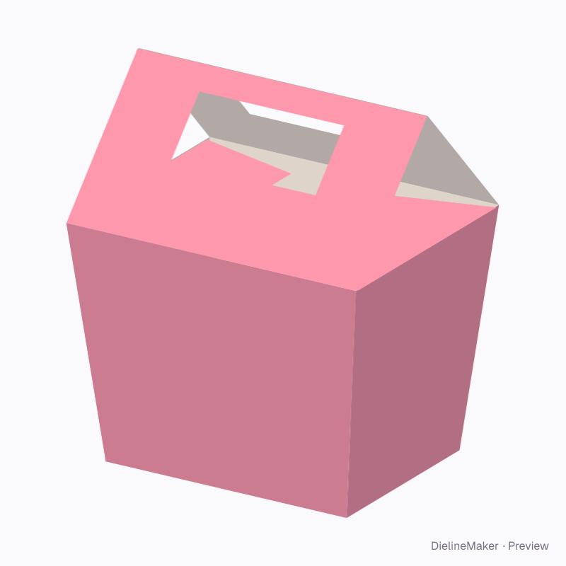 Tapered lock-bottom carry carton