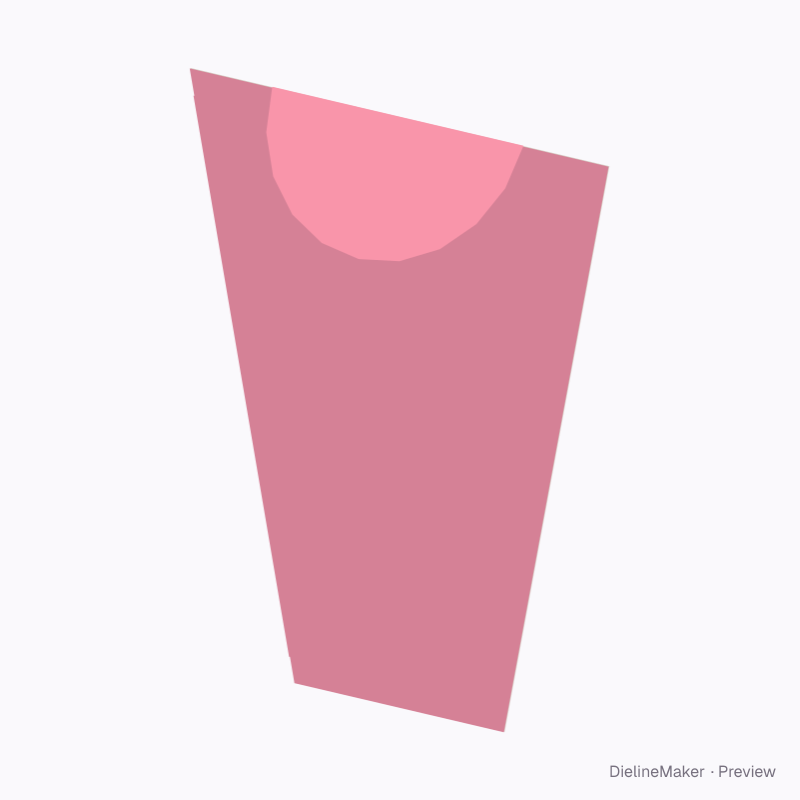 Crepe serving pocket 140×180