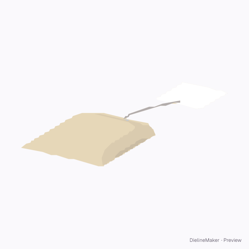 Classic tea bag with tag