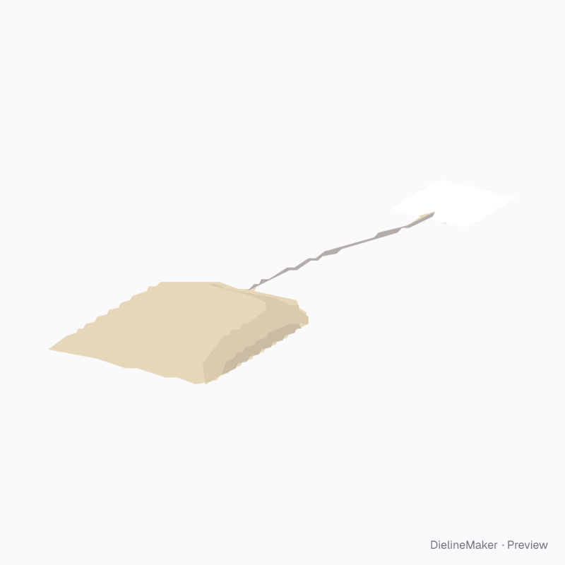 Herbal tea bag, long string