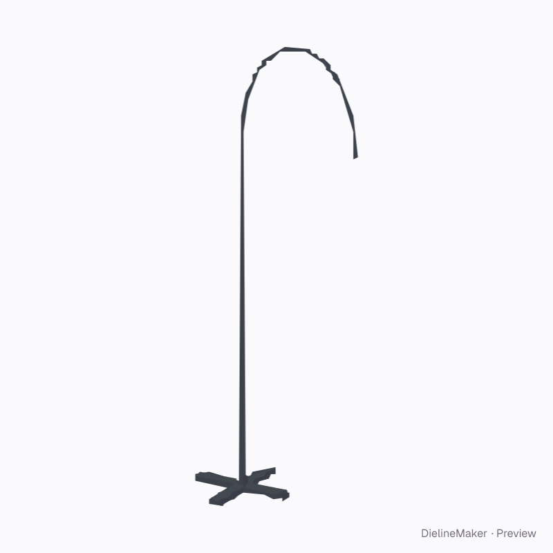 Small teardrop flag