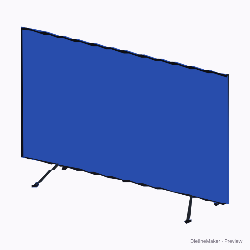 65″ television
