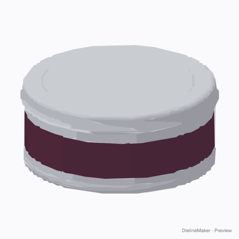 Round mint tin