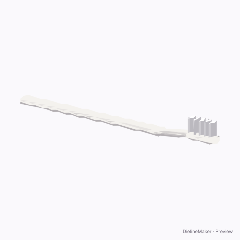 Hotel disposable toothbrush