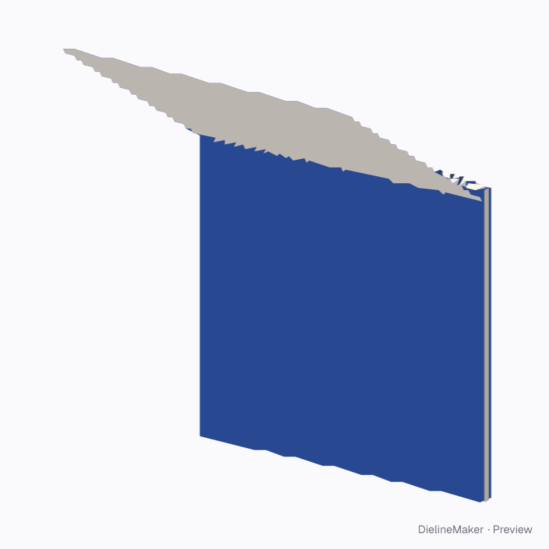 Square top-bound spiral notepad