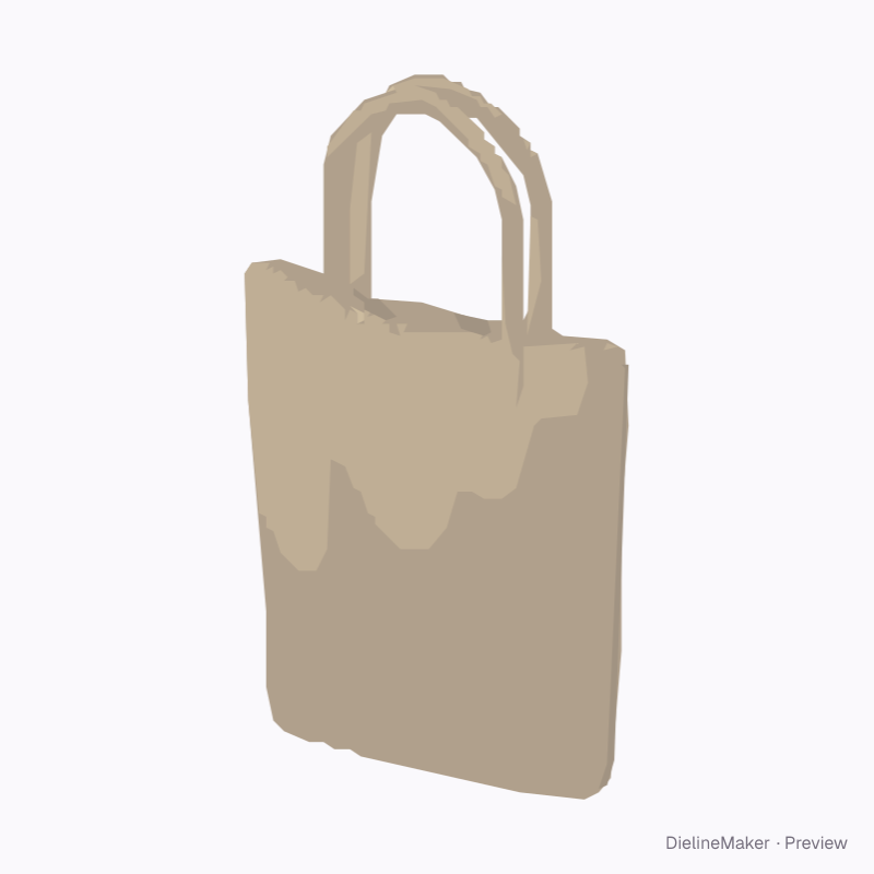 Natural cotton tote