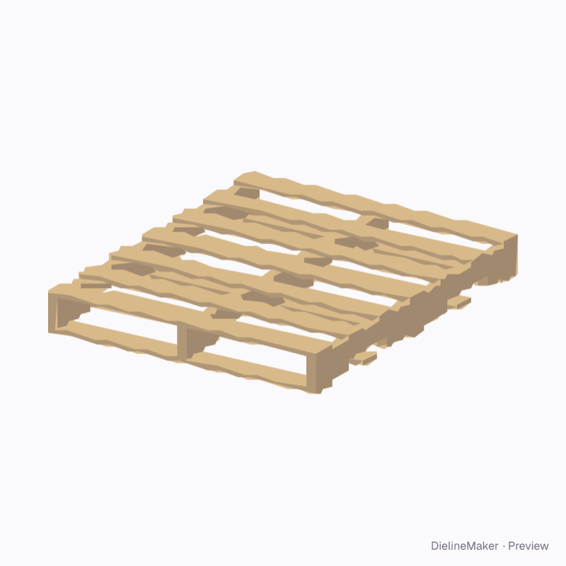 US pallet 40 x 48 in