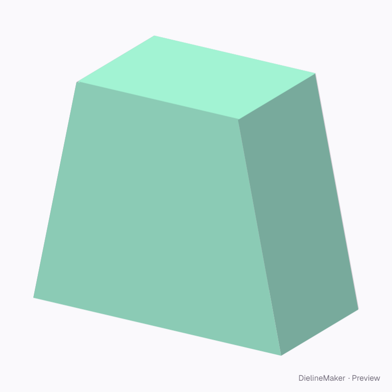 Trapezoid box