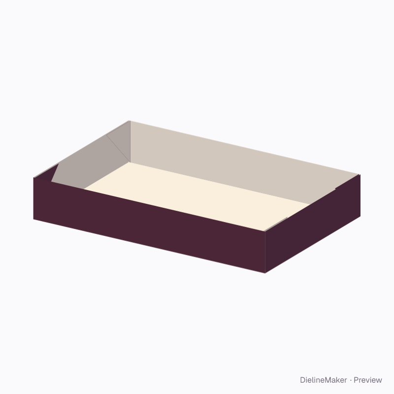 Chocolate tray 150×100×25