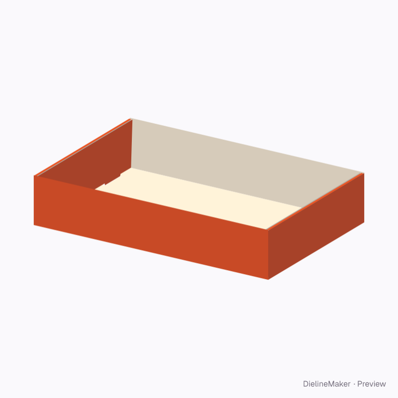 Art supply tray — Self-locking tray