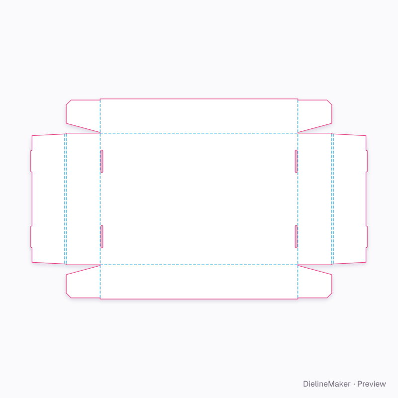 24-can tray 400×270×70 flat dieline