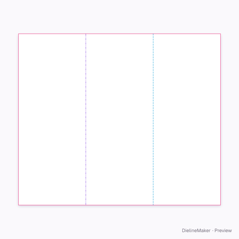 Flat dieline preview
