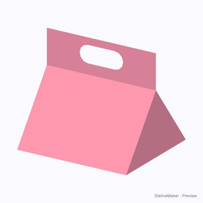 Triangular cake-slice carrier