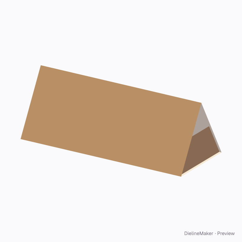 Triangular drawer box