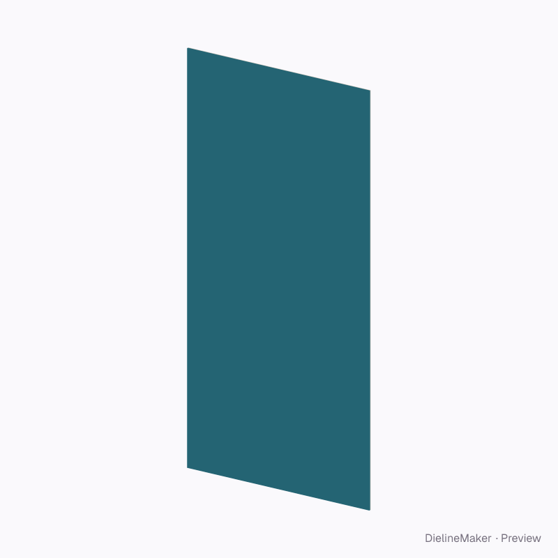 Triple-wall window folder 100×210