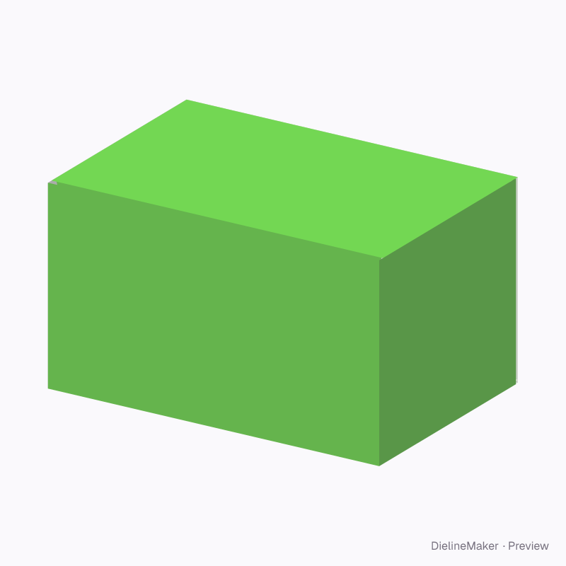 Compact parcel carton — Tuck-top lock-bottom box