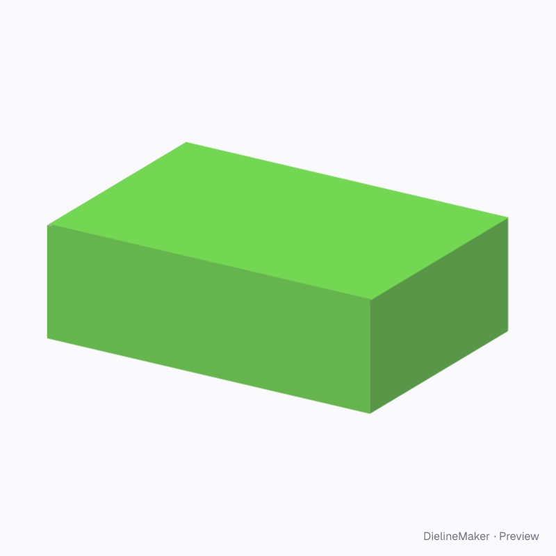 Shallow product carton — Tuck-top lock-bottom box