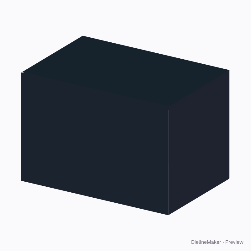 Modular 600 × 400 shipping carton — Tuck-top slotted box