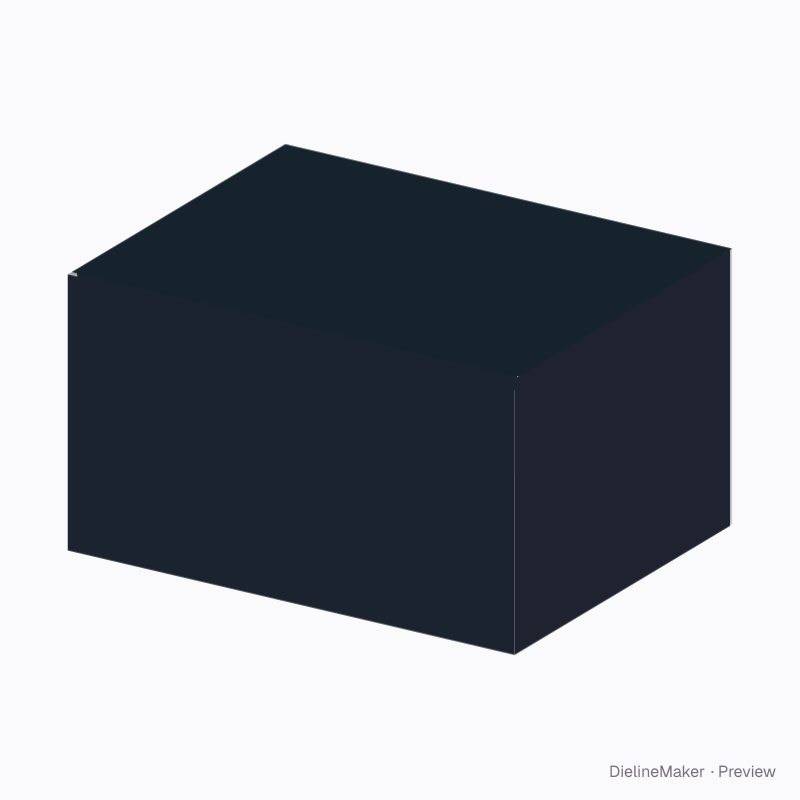 Soft goods shipping carton — Tuck-top slotted box