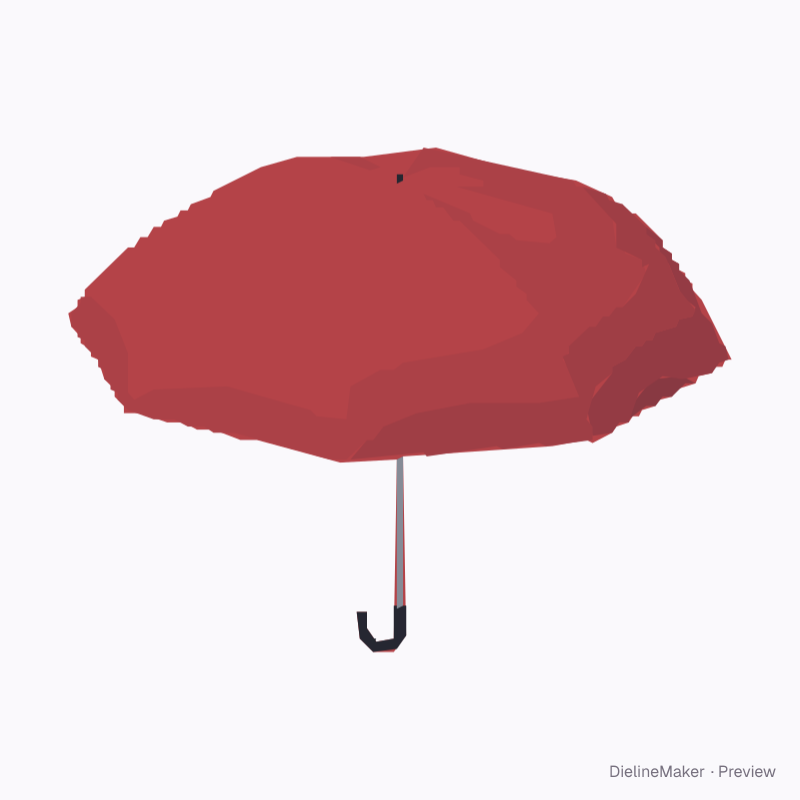 Small umbrella · 650 mm canopy