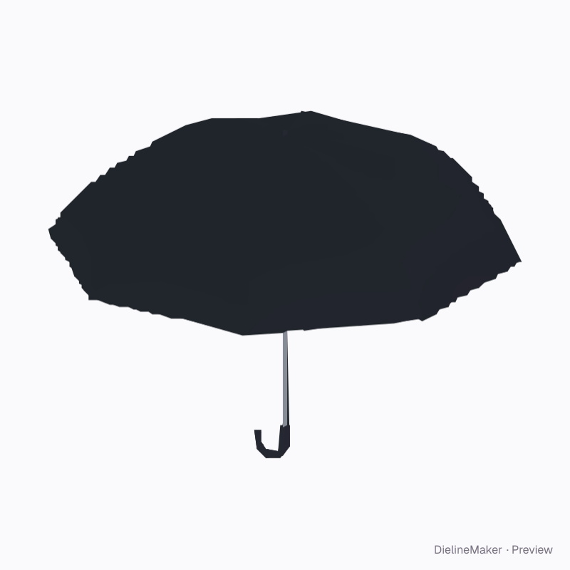 Commuter umbrella · 1100 mm canopy