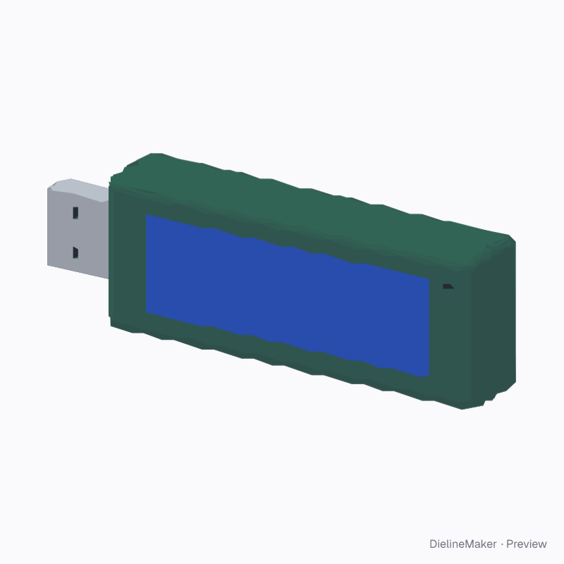 Thick-shell drive · 75 × 24 mm