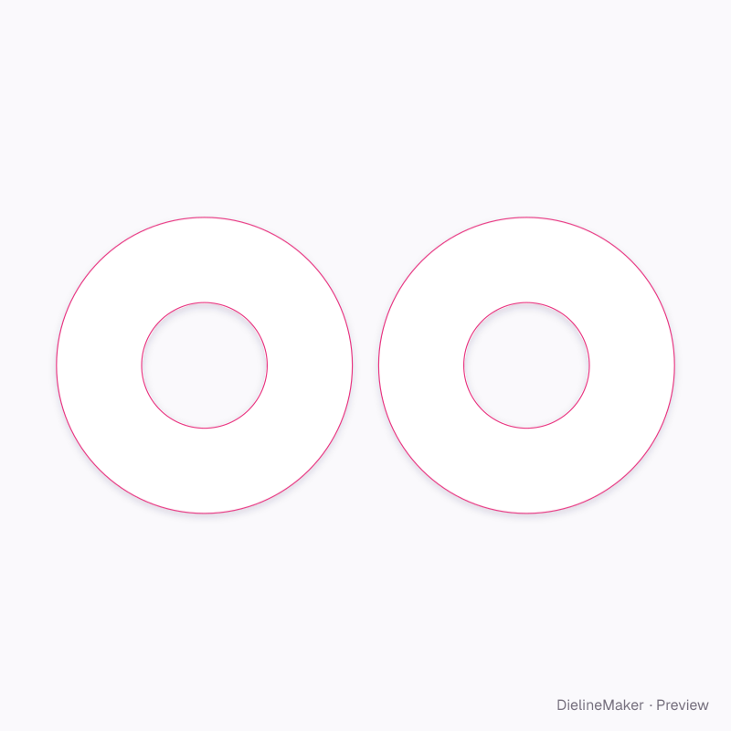 7 inch jukebox single flat dieline