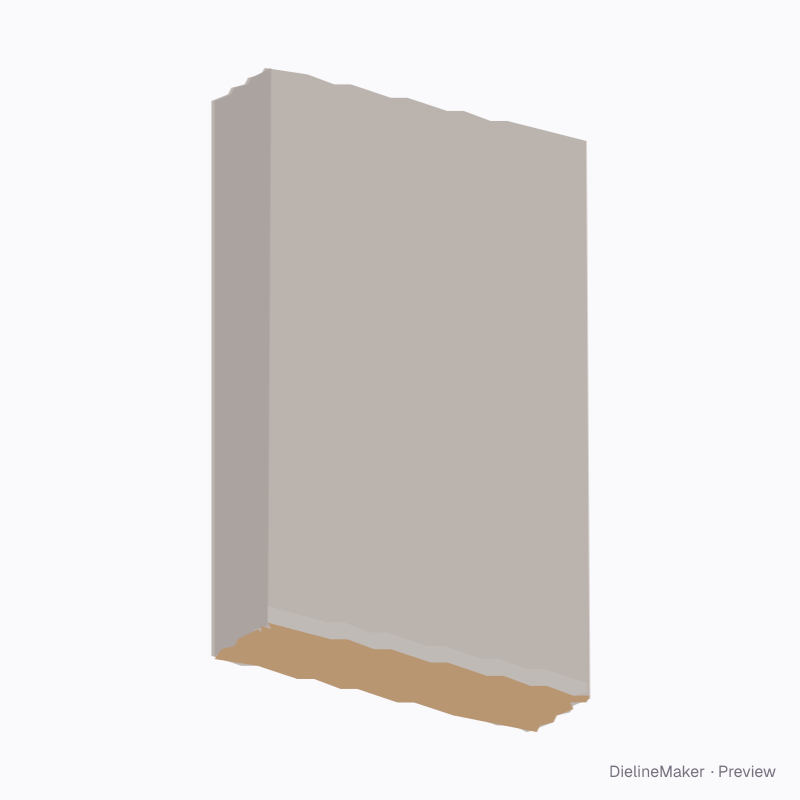 1500 × 2400 mm nook wall