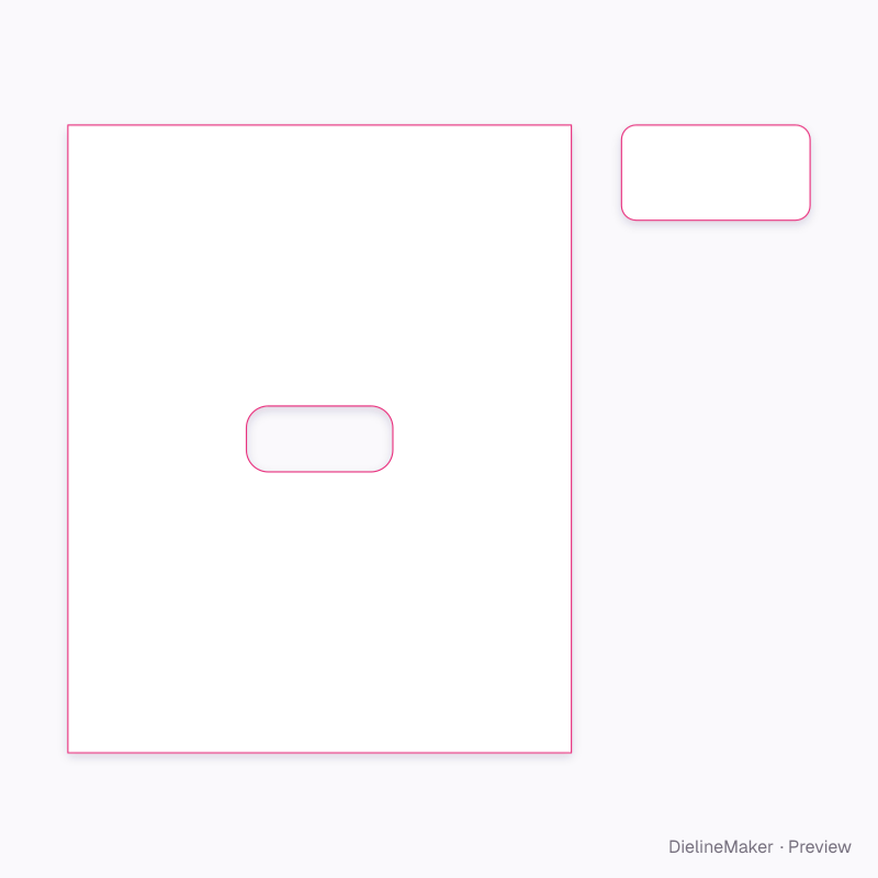 Household cleaning wipes flat dieline