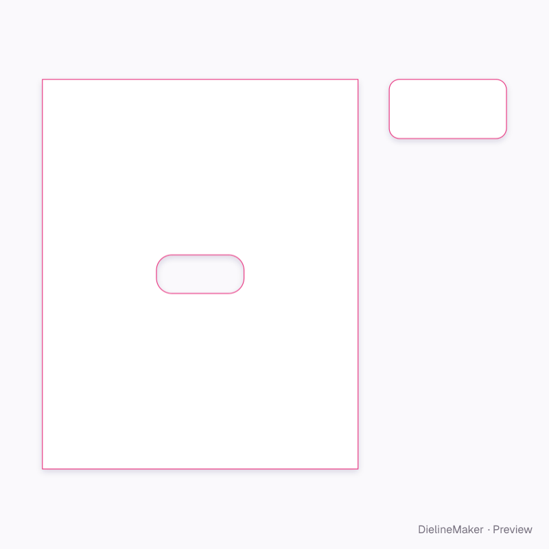 Resealable wet-wipes pack flat dieline