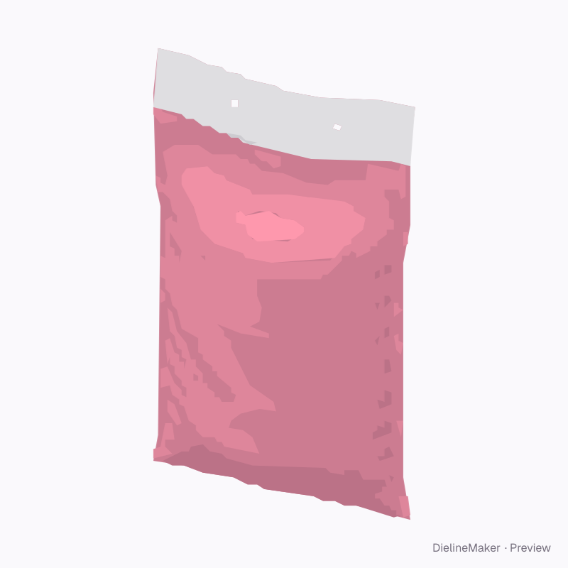 Wicketed bakery bag — small