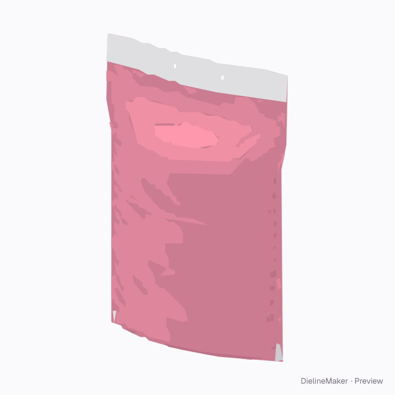 Wicketed bakery bag — standard